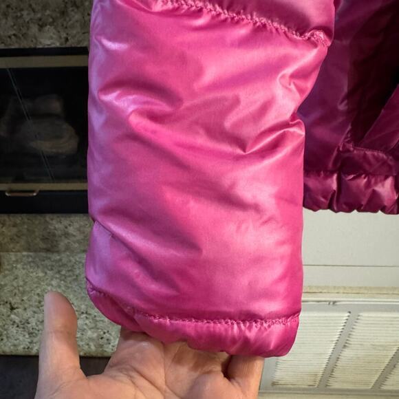 Kjus Women's Backflip Jacket Goose Down Reversible Puffer Pink Gray Size 2XL - Picture 4 of 9